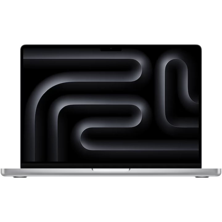 Laptop Apple MacBook Pro 14", procesor Apple M5, 10 nuclee CPU și 10 nuclee GPU, 32GB RAM, 1TB SSD, Silver, Tastatură Internațională